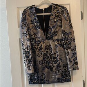 Limited Edition Blue & Silver Formal Dress